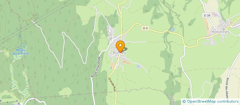 localisation de l'entreprise SCI LE PUITS DU BROSSET  RUFFIEU