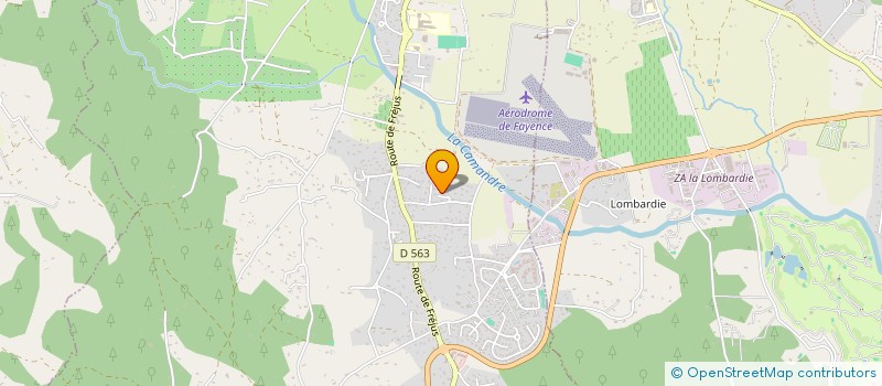 localisation de l'entreprise SCI LE PUITS DU PLAN EST  FAYENCE