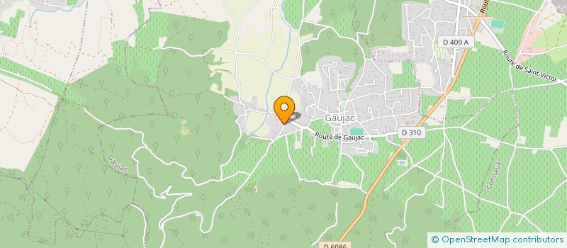 localisation de l'entreprise SCI LE PUJOL  GAUJAC