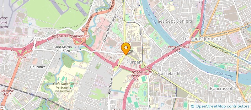 localisation de l'entreprise SCI LE PURPAN à TOULOUSE