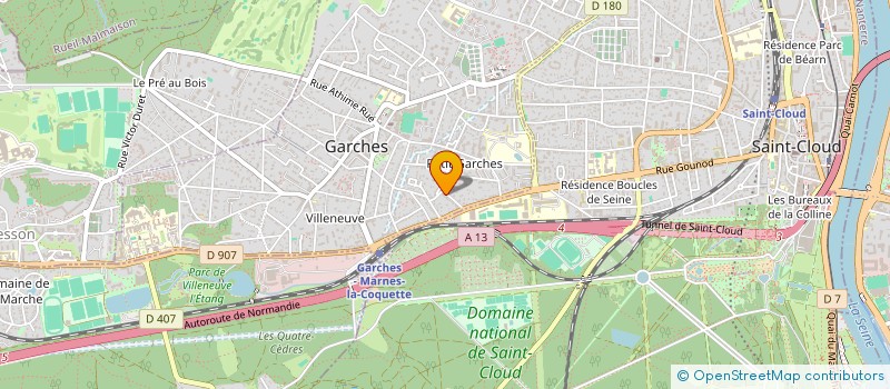 localisation de l'entreprise SCI LE PUY CHALVIN à GARCHES