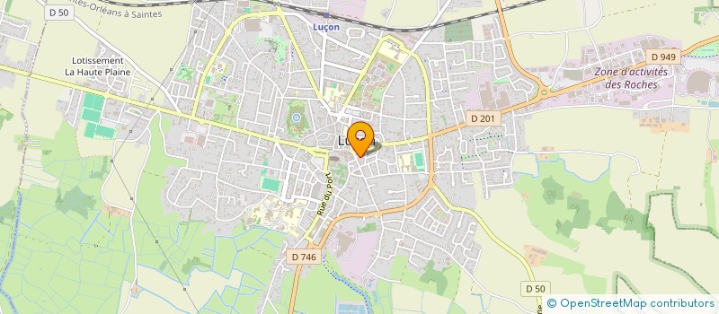 localisation de l'entreprise SCI LE PUY DES CHAUMES  LA BRETONNIERE-LA-CLAYE