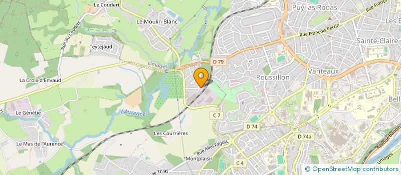localisation de l'entreprise SCI LE PUY LAGARDE à ISLE