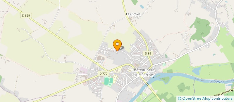 localisation de l'entreprise SCI LE PUYPEYROUX  LES HAUTS-D'ANJOU