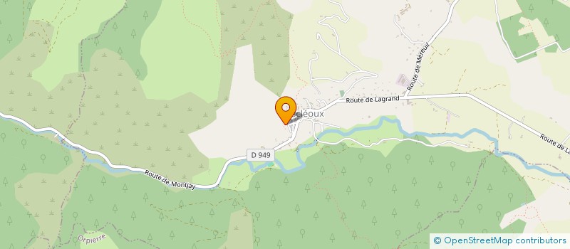 localisation de l'entreprise SCI LE PUYSATIER  ORPIERRE