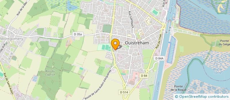 localisation de l'entreprise SCI LE QG STARK  OUISTREHAM