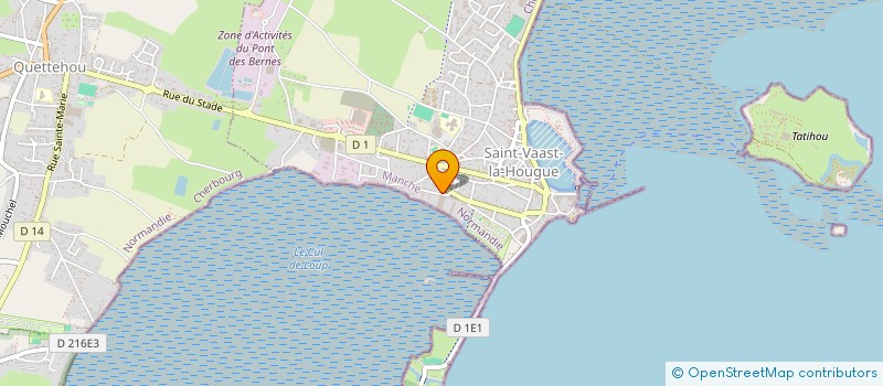 localisation de l'entreprise SCI LE QUAI DE SAINT VAAST  SAINT-VAAST-LA-HOUGUE