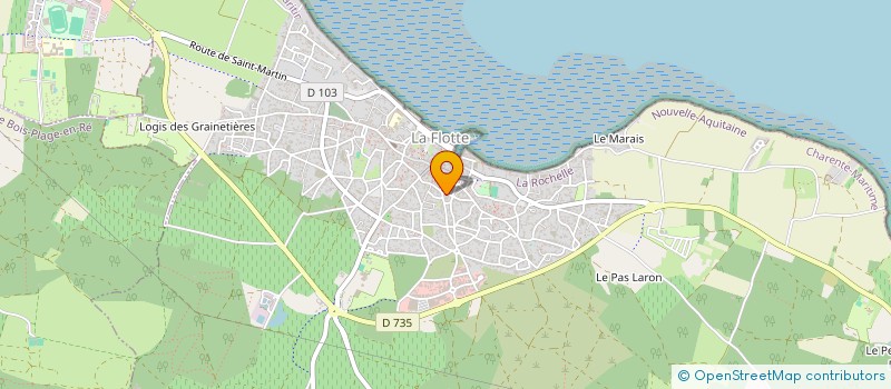 localisation de l'entreprise SCI LE QUAI DE SENAC  LA FLOTTE