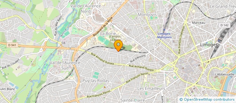 localisation de l'entreprise SCI LE QUAI MEISSONIER à LIMOGES