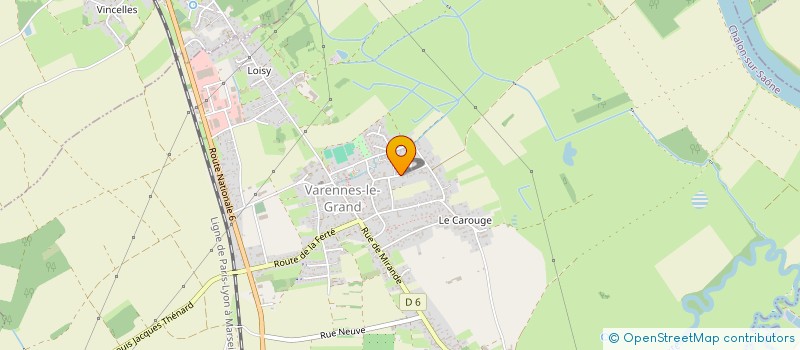 localisation de l'entreprise SCI LE QUART AUX GRENOUILLES  VARENNES-LE-GRAND