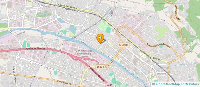 localisation de l'entreprise SCI LE QUART D'AVAUX  CLUSES