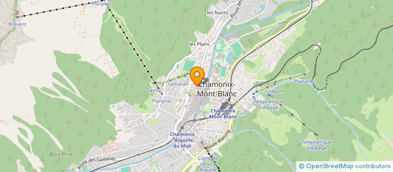localisation de l'entreprise SCI LE QUARTIER à CHAMONIX-MONT-BLANC
