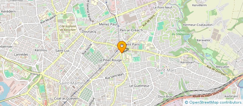 localisation de l'entreprise SCI LE QUARTIER LATIN  BREST