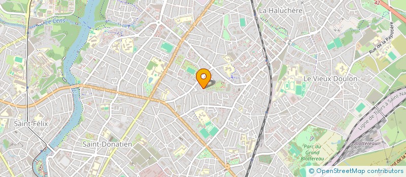 localisation de l'entreprise SCI LE QUATOR à NANTES