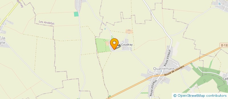 localisation de l'entreprise SCI LE QUATORZE  LE MESNIL-JOURDAIN