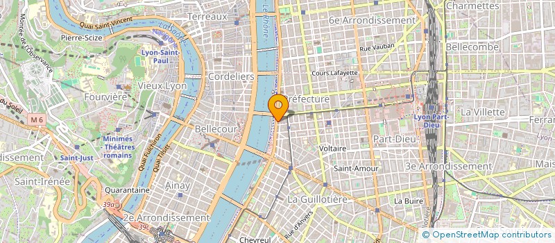 localisation de l'entreprise SCI LE QUATUOR  LYON