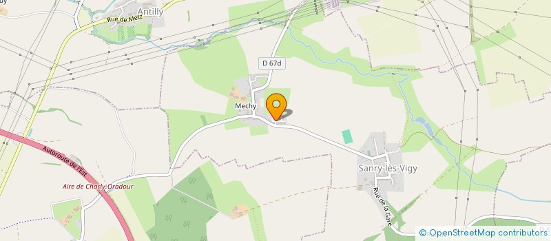 localisation de l'entreprise SCI LE QUATUOR  SANRY-LES-VIGY