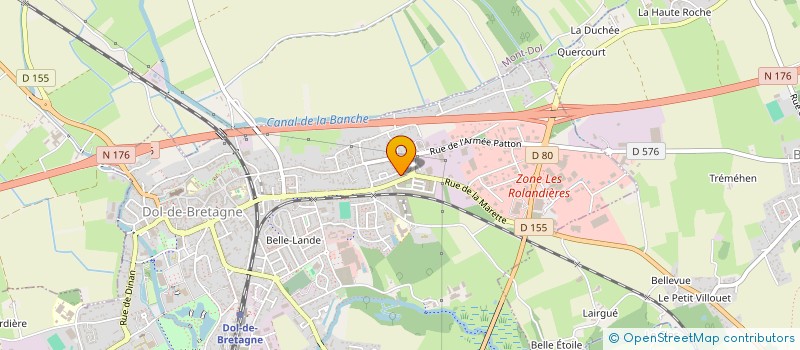 localisation de l'entreprise SCI LE QUENGO  DOL DE BRETAGNE