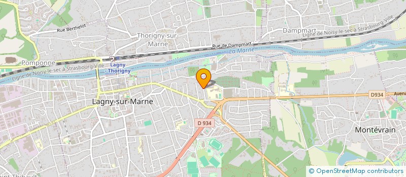 localisation de l'entreprise SCI LE QUERCUS  LAGNY-SUR-MARNE