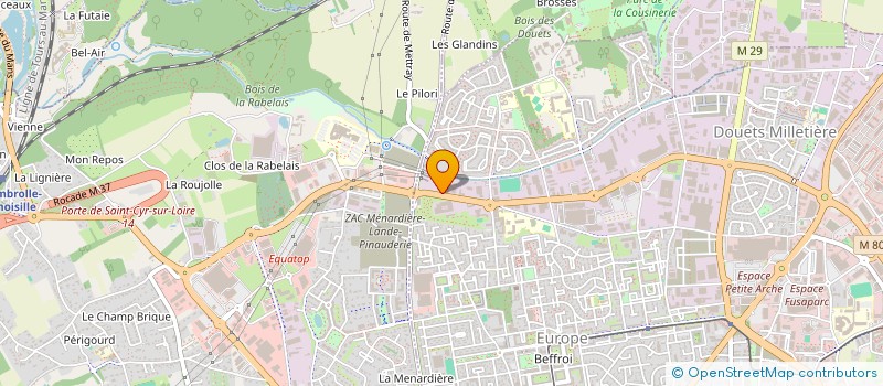 localisation de l'entreprise SCI LE QUEREUX  TOURS
