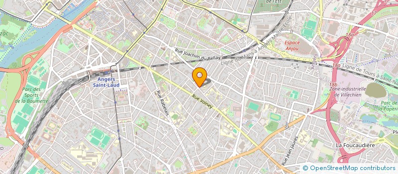 localisation de l'entreprise SCI LE QUERNON à ANGERS