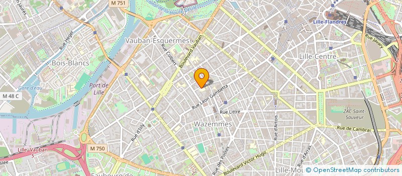 localisation de l'entreprise SCI LE QUESNE à LILLE
