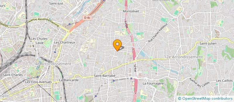 localisation de l'entreprise SCI LE QUETZAL à MARSEILLE