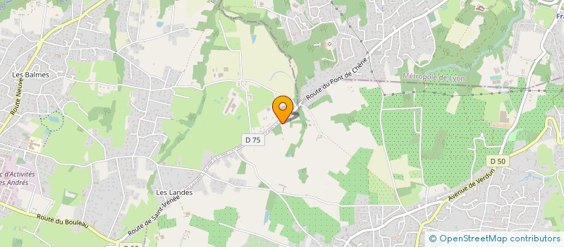 localisation de l'entreprise SCI LE QUETZAL  CHAPONOST