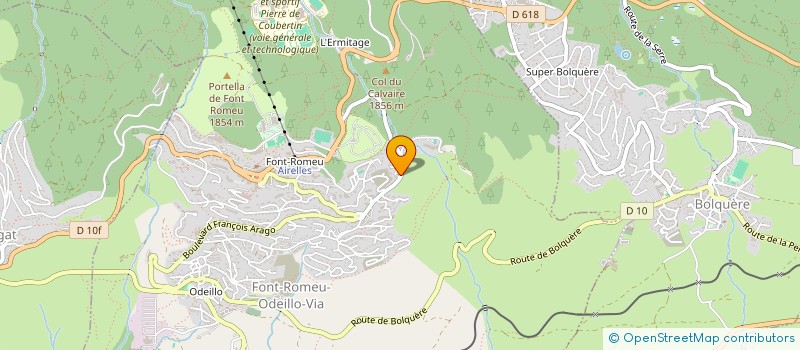 localisation de l'entreprise SCI LE QUEUX  FONT-ROMEU-ODEILLO-VIA