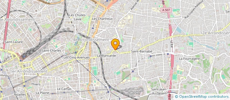localisation de l'entreprise SCI LE QUEYRON à MARSEILLE