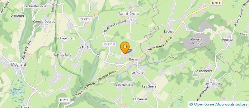 localisation de l'entreprise SCI LE QUIETAM  SAINT-OURS