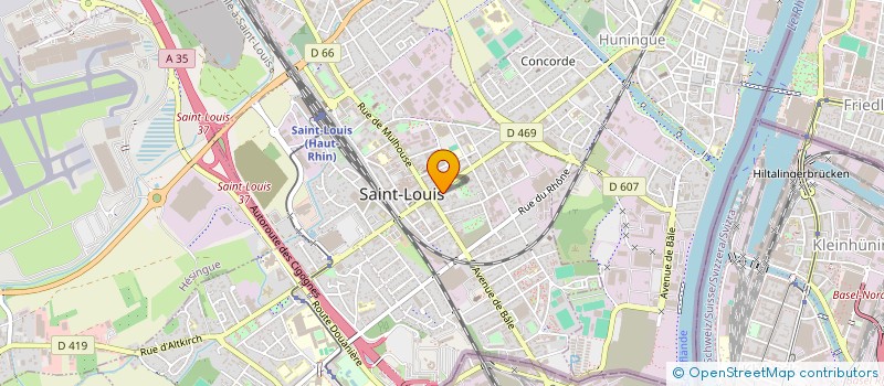 localisation de l'entreprise SCI LE QUINTETTE  SAINT-LOUIS