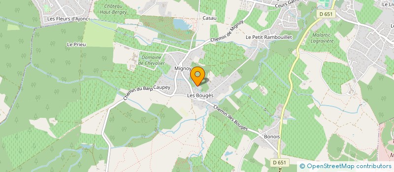 localisation de l'entreprise SCI LE QUINZE  LEOGNAN