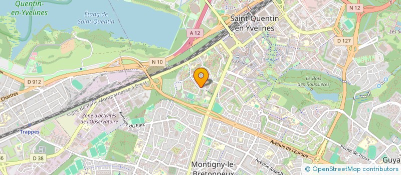 localisation de l'entreprise SCI LE QUORUM  MONTIGNY-LE-BRETONNEUX