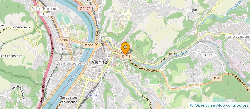 localisation de l'entreprise SCI LE RABELAIS  VIENNE