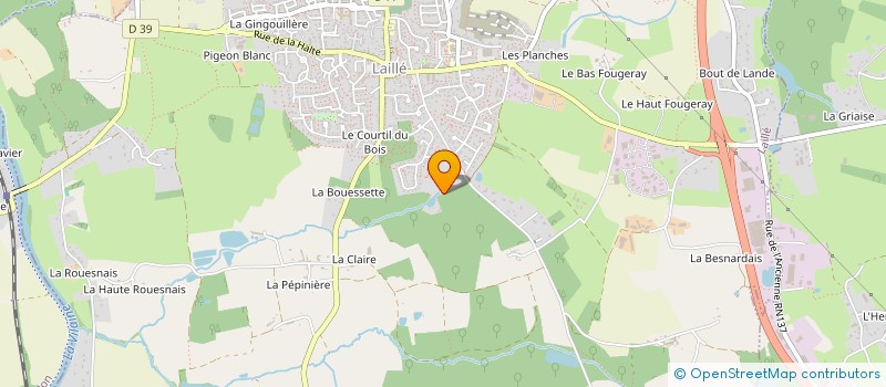 localisation de l'entreprise SCI LE RACHAT  LAILLE