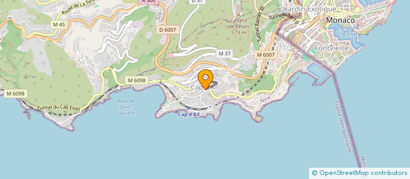 localisation de l'entreprise SCI LE RADIUM à CAP-D'AIL