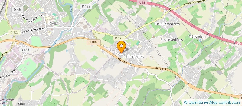 localisation de l'entreprise SCI LE RAIDILLON  CHARNECLES