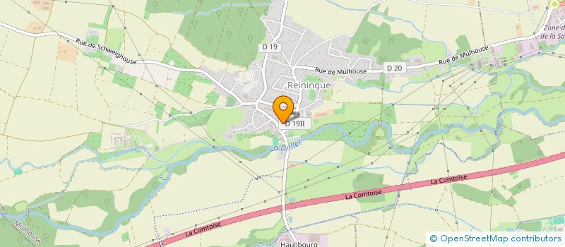 localisation de l'entreprise SCI LE RAISIN  MULHOUSE