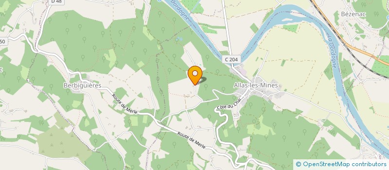 localisation de l'entreprise SCI LE RAISSE  ALLAS-LES-MINES