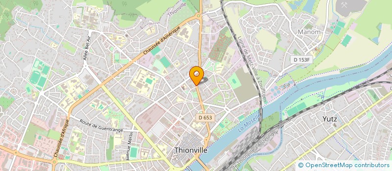 localisation de l'entreprise SCI LE RALLYE à THIONVILLE