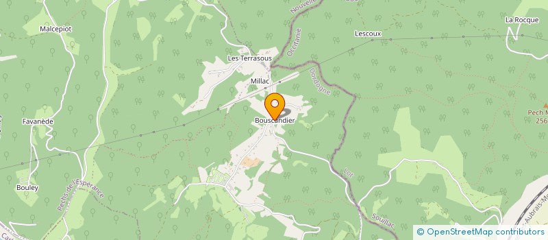 localisation de l'entreprise SCI LE RAMBERT  CALVIAC-EN-PERIGORD