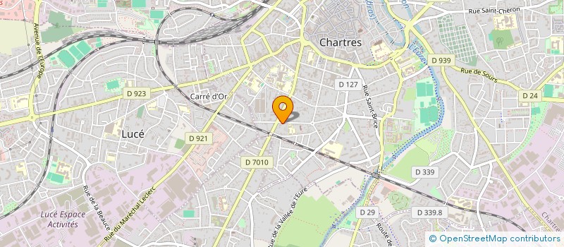localisation de l'entreprise SCI LE RAMEAU D'OLIVIER à CHARTRES
