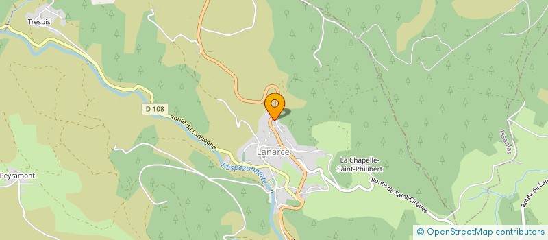 localisation de l'entreprise SCI LE RANC DU SALLEN  LANARCE