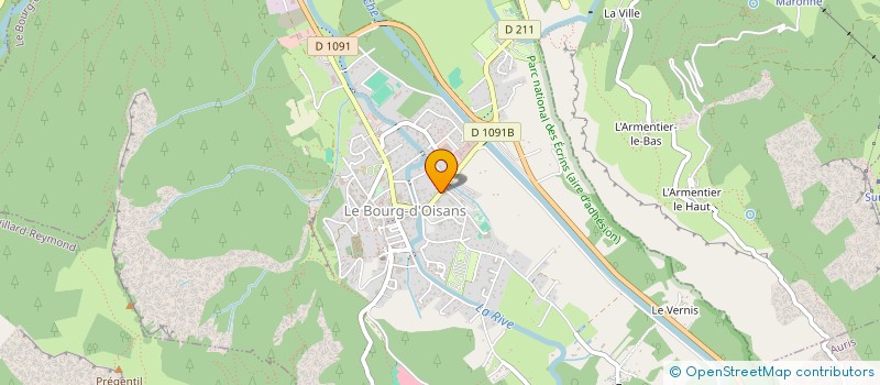 localisation de l'entreprise SCI LE RANCARD  LE BOURG-D'OISANS