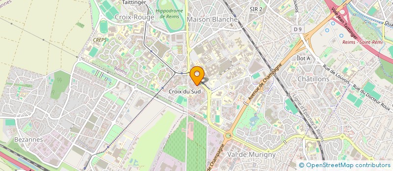 localisation de l'entreprise SCI LE RANCHO  REIMS