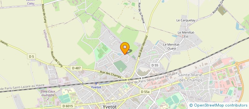 localisation de l'entreprise SCI LE RANCON  YVETOT