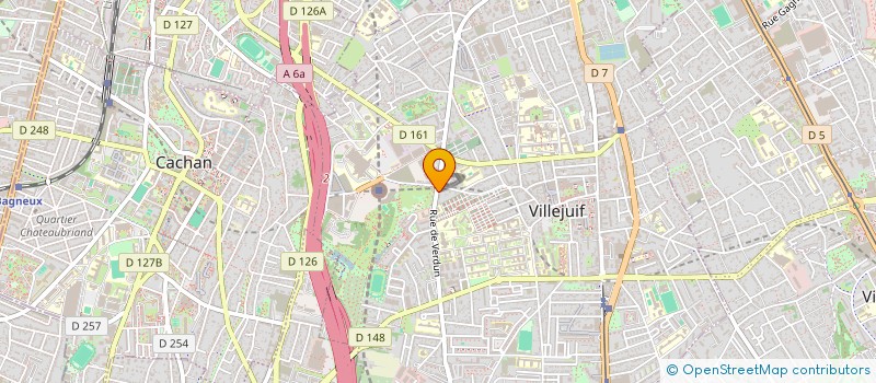 localisation de l'entreprise SCI LE RAVENALE à VILLEJUIF