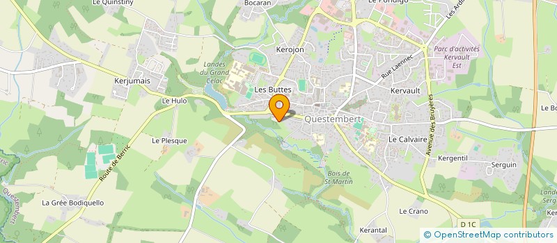 localisation de l'entreprise SCI LE RAY IMMOBILIER  QUESTEMBERT