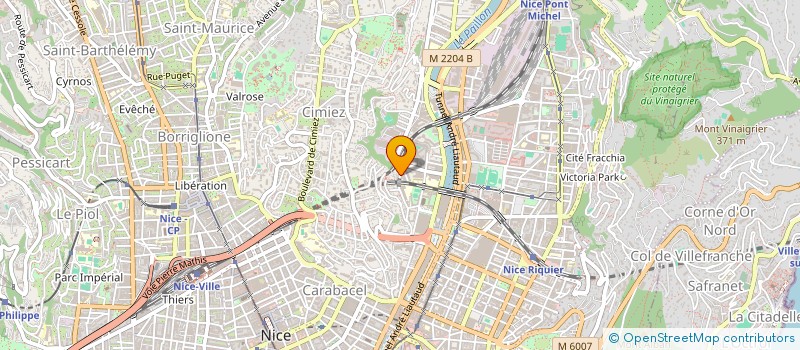 localisation de l'entreprise SCI LE REAL VESPINS à NICE